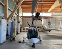 Schlankes Design des Gyrocopters DTA J-Ro HB-WGB