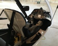 Pilotensitz mit Gurtsystem im Gyrocopter HB-WGB